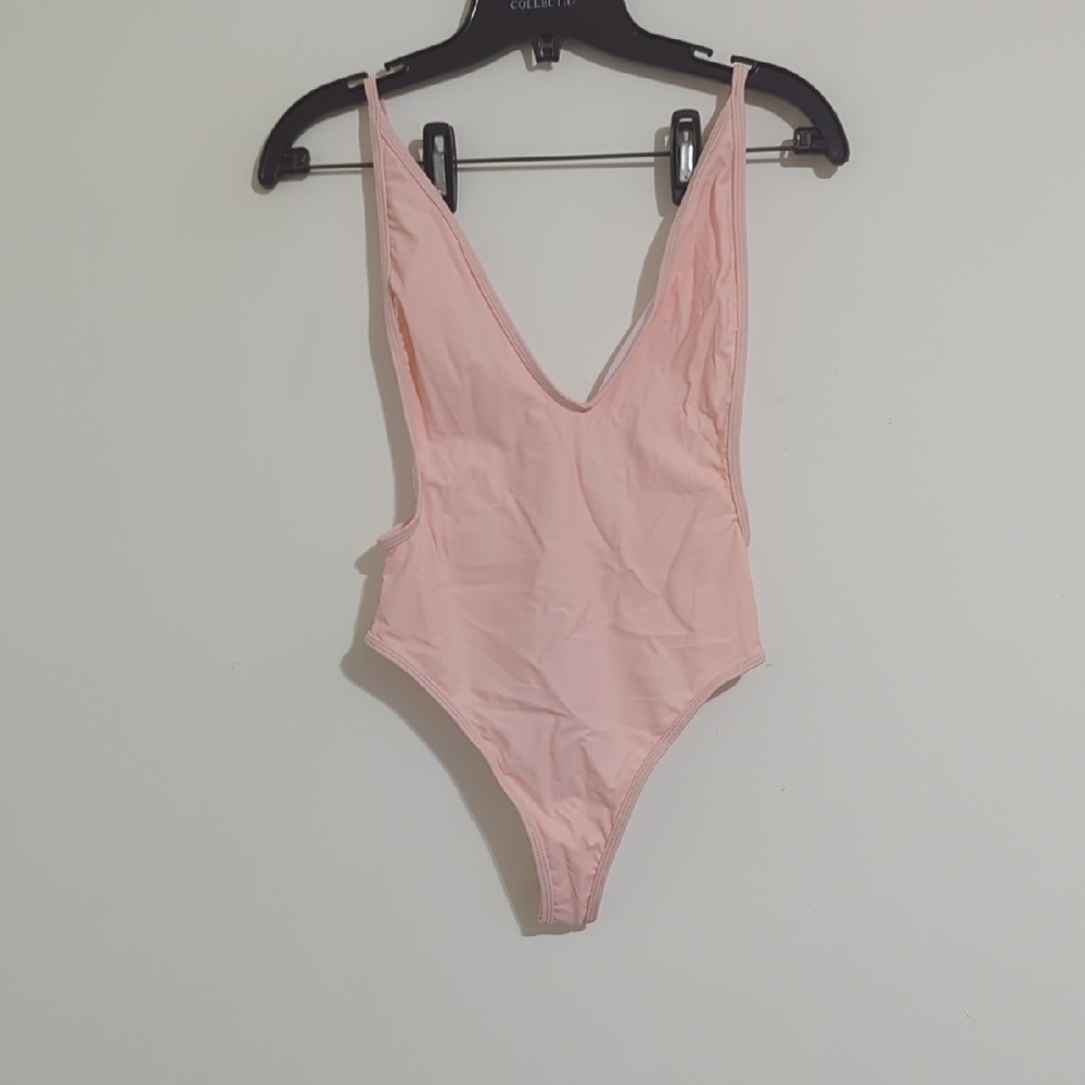 Pink One Piece Swimsuit